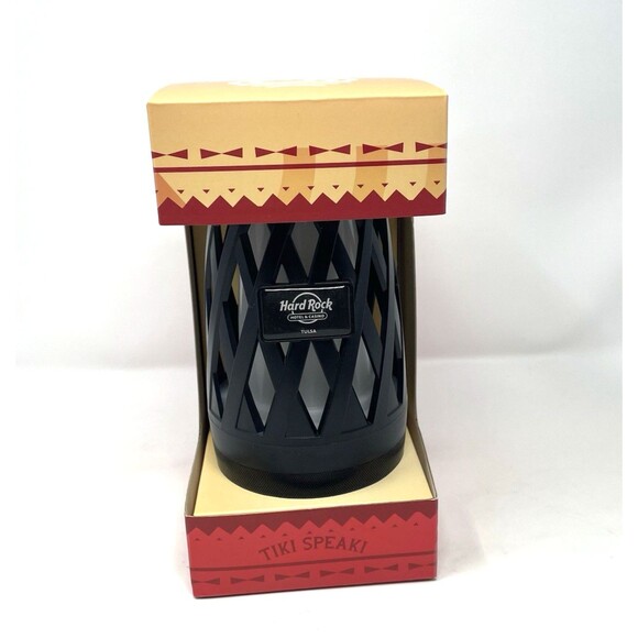 Hard Rock Cafe Other - Hard Rock Hotel Casino Tulsa Tiki Speaki Wireless Bluetooth Speaker w/Stake NEW